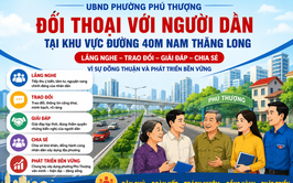Phường Phú Thượng tổ chức đối thoại với người dân khu vực đường 40m Nam Thăng Long