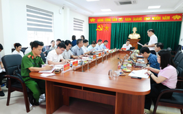 Đoàn giám sát của Ban Thường vụ Thành ủy Hà Nội làm việc với Đảng ủy xã Yên Lãng