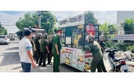 Quang Minh ra quân xử lý vi phạm trật tự đô thị trên các tuyến đường trọng điểm