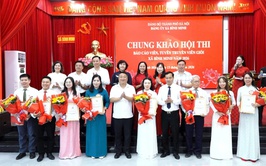 Bình Minh tổ chức Chung khảo Hội thi Báo cáo viên, tuyên truyền viên giỏi năm 2026