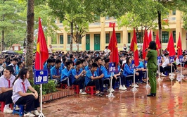 TUYÊN TRUYỀN PHÒNG CHỐNG ĐUA XE, GÂY RỐI TRẬT TỰ CÔNG CỘNG VÀ PHÒNG CHỐNG ĐUỐI NƯỚC CHO HỌC SINH TRƯỜNG THCS PHÙ LINH