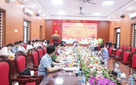 Ban thường vụ Đảng ủy xã Hòa Phú: Tiếp và làm việc với Đoàn giám sát số 06 của Ban thường vụ Thành ủy Hà Nội