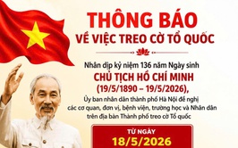 Xã Bình Minh đẩy mạnh tuyên truyền treo cờ Tổ quốc nhân kỷ niệm 136 năm ngày sinh Chủ tịch Hồ Chí Minh