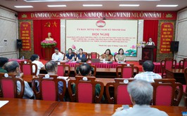 BAN THƯỜNG TRỰC UBMTTQ VIỆT NAM XÃ THANH OAI GIAO BAN VỚI CÁC TỔ CHỨC CHÍNH TRỊ - XÃ HỘI