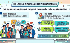 PHƯƠNG LIỆT: TRIỂN KHAI KẾ HOẠCH ĐỐI THOẠI TRỰC TIẾP GIỮA CHỦ TỊCH UBND PHƯỜNG VỚI THANH NIÊN NĂM 2026