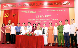 Lễ ký kết chương trình phối hợp công tác giai đoạn 2026-2030