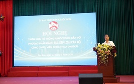 XÃ SÓC SƠN ĐẨY MẠNH TRIỂN KHAI HỆ THỐNG HANOIWORK GẮN VỚI PHƯƠNG PHÁP ĐÁNH GIÁ OKR/KPI
