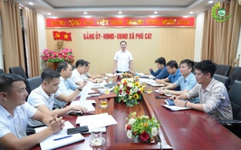 UBND xã Phú Cát tổ chức Hội nghị tập thể lãnh đạo UBND xã tuần 20 năm 2026
