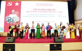 Sôi nổi Chung khảo Hội thi Báo cáo viên, Tuyên truyền viên giỏi phường Hà Đông năm 2026