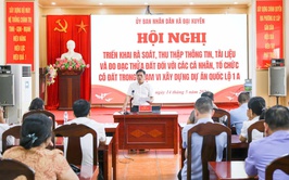 Đại Xuyên triển khai hội nghị rà soát, đo đạc phục vụ Dự án trục không gian Quốc lộ 1A