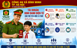 TÀI KHOẢN ĐỊNH DANH ĐIỆN TỬ CHO HỌC SINH TỪ 6 ĐẾN DƯỚI 14 TUỔI – XÂY DỰNG NỀN TẢNG CÔNG DÂN SỐ TỪ SỚM