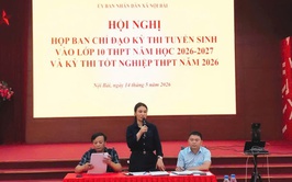 XÃ NỘI BÀI HỌP BAN CHỈ ĐẠO KỲ THI TUYỂN SINH VÀO LỚP 10 THPT NĂM HỌC 2026 - 2027
