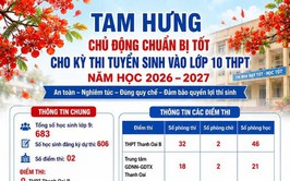 XÃ TAM HƯNG CHỦ ĐỘNG CHUẨN BỊ TỐT CHO KỲ THI TUYỂN SINH VÀO LỚP 10 THPT NĂM HỌC 2026 – 2027