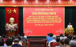 Phát huy trách nhiệm nêu gương của cán bộ, đảng viên trong kỷ nguyên mới