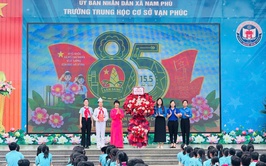 Thiếu nhi Nam Phù tự hào tiếp bước truyền thống đội thiếu niên tiền phong Hồ Chí Minh