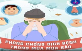 Tuyên truyền phòng chống dịch bệnh mùa mưa bão