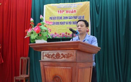 Lớp tập huấn phổ biến cơ chế, chính sách pháp luật về phát triển nông nghiệp và môi trường năm 2026