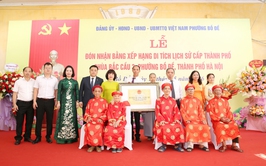 PHƯỜNG BỒ ĐỀ TỔ CHỨC ĐÓN BẰNG XẾP HẠNG DI TÍCH CẤP THÀNH PHỐ CHÙA BẮC CẦU 3 - THUẬN LỢI TỰ