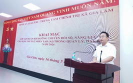 Xã Gia Lâm tổ chức tập huấn chuyển đổi số, ứng dụng trí tuệ nhân tạo AI trong giáo dục năm 2026