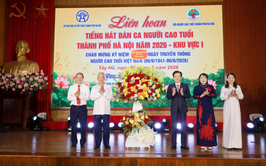 Tiếng hát dân ca Người cao tuổi Hà Nội 2026: Tôn vinh giá trị văn hóa truyền thống
