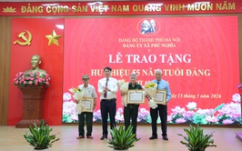 Bổ sung thêm mức Huy hiệu 35 và Huy hiệu 95 năm tuổi Đảng theo Quy định số 20-QĐ/TW của Ban chấp hành Trung ương Đảng