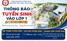 TRƯỜNG TIỂU HỌC TRẦN PHÚ THÔNG BÁO TUYỂN SINH VÀO LỚP 1 NĂM HỌC 2026 – 2027