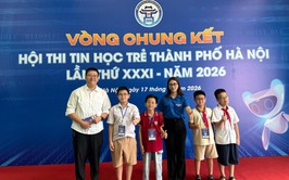 THIẾU NHI PHƯỜNG ĐỊNH CÔNG THAM GIA CHUNG KẾT HỘI THI TIN HỌC TRẺ THÀNH PHỐ HÀ NỘI LẦN THỨ 31