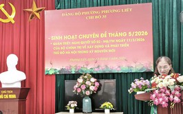 Phường Phương Liệt đưa Nghị quyết số 02-NQ/TW vào sinh hoạt chuyên đề tại chi bộ