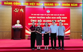UB MTTQ VIỆT NAM XÃ NỘI BÀI TIẾP NHẬN TRÊN 376 TRIỆU ĐỒNG ỦNG HỘ QUỸ VÌ BIỂN ĐẢO VIỆT NAM NĂM 2026 