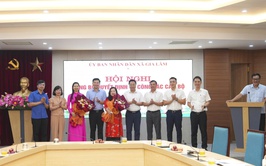 Gia Lâm công bố quyết định về công tác cán bộ