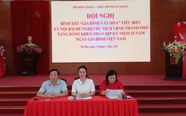 Đề nghị Chủ tịch UBND thành phố khen thưởng 