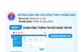 Hướng dẫn tra cứu thông tin hành nghề y tế ngoài công lập