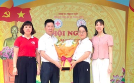 Hội Chữ thập đỏ xã Thạch Thất tổ chức lớp tập huấn phòng chống tai nạn thương tích, sơ cấp cứu, chăm sóc sức khỏe 