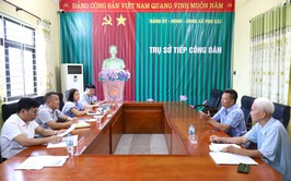 Đồng chí Phó chủ tịch UBND xã tiếp công dân định kỳ tháng 5/2026