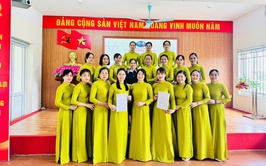 CHI BỘ TRƯỜNG MẦM NON NGỌC LÔI TỔ CHỨC LỄ KẾT NẠP ĐẢNG VIÊN MỚI