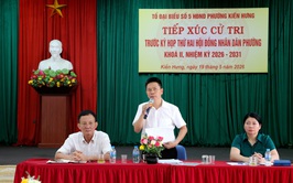 Đối thoại tiếp xúc cử tri Tổ đại biểu số 5 
