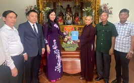 Phường Bồ Đề tổ chức thăm, chúc mừng Đại lễ Phật đản Phật lịch 2570 - Dương lịch 2026