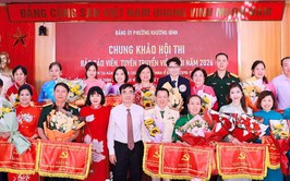 Chung khảo Hội thi báo cáo viên, tuyên truyền viên giỏi phường Khương Đình