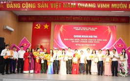 Chung khảo hội thi báo cáo viên, tuyên truyền viên giỏi xã Bát Tràng năm 2026: 