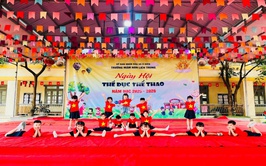 Trường Mầm non Liên Trung tổ chức Ngày hội Thể dục Thể thao năm học 2025 - 2026