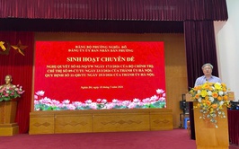 ĐẢNG BỘ UBND PHƯỜNG NGHĨA ĐÔ TỔ CHỨC SINH HOẠT CHUYÊN ĐỀ THÁNG 5/2026