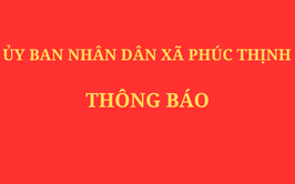 ỦY BAN NHÂN DÂN XÃ PHÚC THỊNH