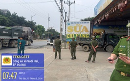 Ban Chỉ đạo 197 xã Suối Hai tiếp tục tổ chức ra quân giải tỏa vi phạm hành lang giao thông 