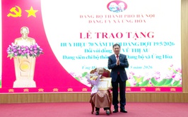 ỨNG HOÀ TRAO TẶNG HUY HIỆU ĐẢNG ĐỢT 19/5/2026.