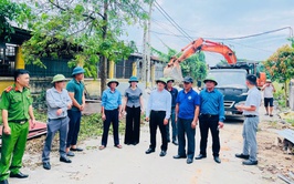 Phúc Thọ quyết liệt hỗ trợ tháo dỡ công trình vi phạm trên đất nông nghiệp, đất thủy lợi và hành lang công trình thủy lợi