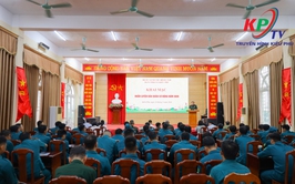 Xã Kiều Phú khai mạc huấn luyện dân quân cơ động năm 2026