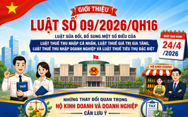CẢI CÁCH THUẾ ĐỘT PHÁ THEO LUẬT SỐ 09/2026/QH16: ĐÒN BẨY MẠNH MẼ CHO HỘ KINH DOANH VÀ DOANH NGHIỆP