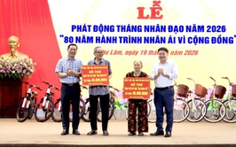 THƯ LÂM PHÁT ĐỘNG THÁNG NHÂN ĐẠO NĂM 2026
 “ 80 NĂM HÀNH TRÌNH NHÂN ÁI VÌ CỘNG ĐỒNG”
