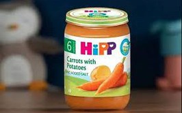 Cảnh báo khẩn cấp về việc thu hồi sản phẩm thực phẩm ăn dặm HiPP hỗn hợp Cà rốt và Khoai tây