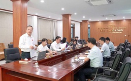 Ban Văn hóa - Xã hội HĐND xã Thiên Lộc khảo sát việc triển khai và tổ chức thực hiện Đề án toàn dân tham gia bảo vệ Quốc phòng - An ninh tại trường Trung cấp Kinh tế kỹ thuật Bắc Thăng Long.